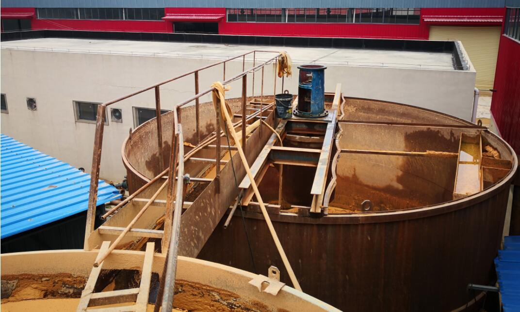 （圖：處理砂石清洗廢水場景）